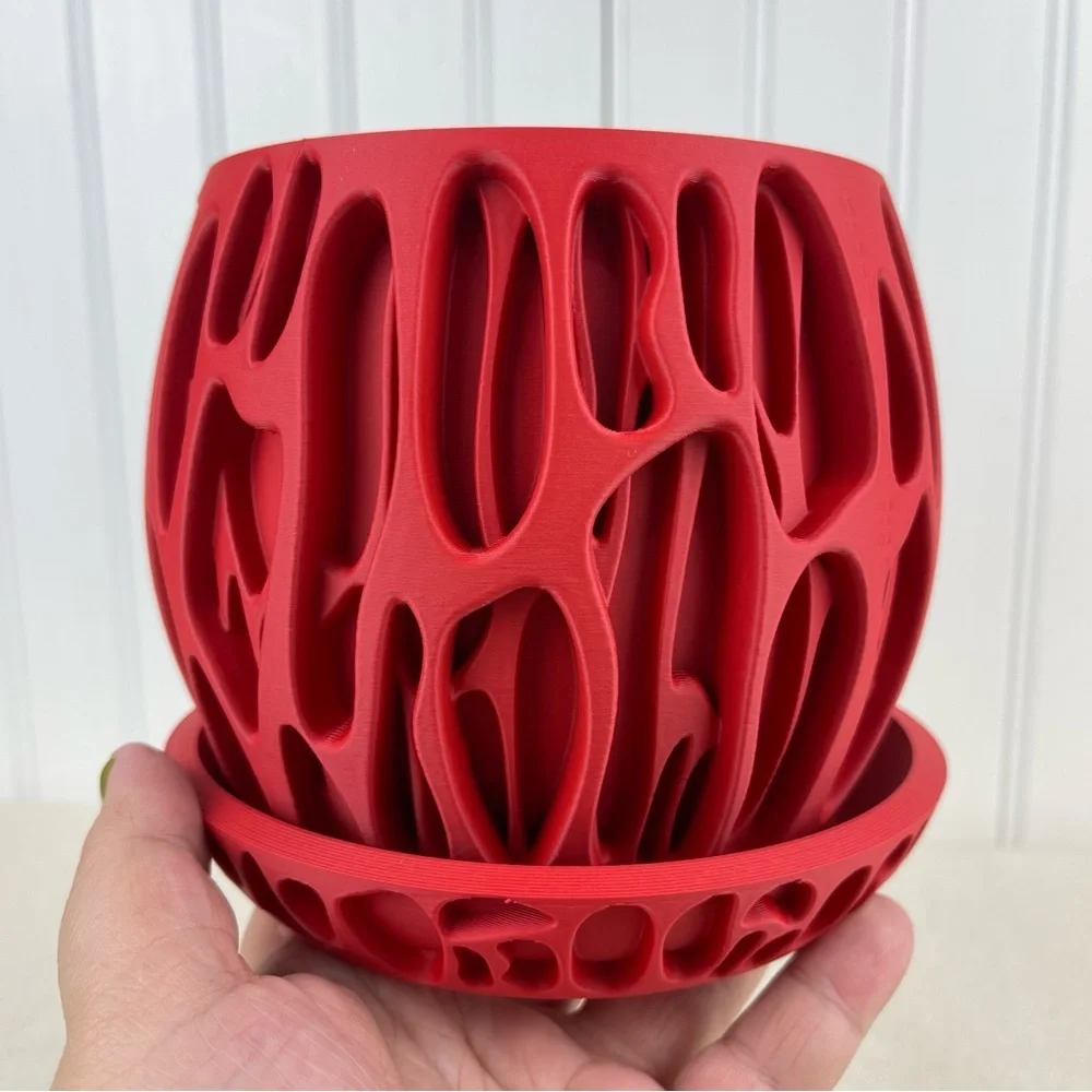 Indoor Flower Pot, The Slime Planter Pot, Houseplants, Ecofriendly